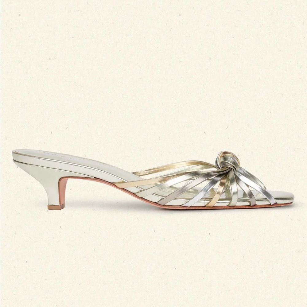 Doen Silver and Gold Women's Sandals size 40 never worn!